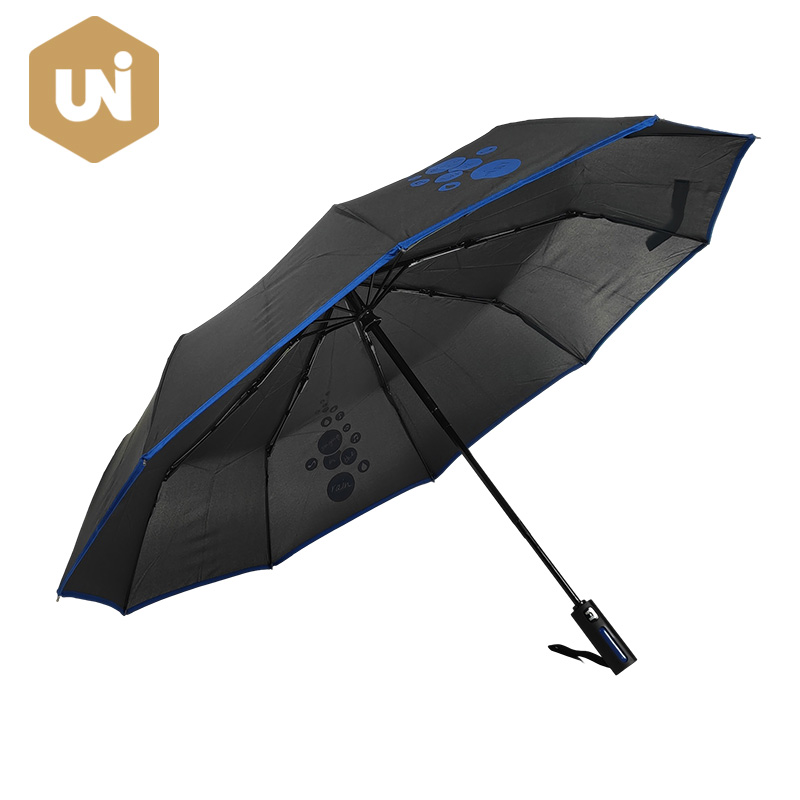Jemný cestovný skladací automatický dáždnik